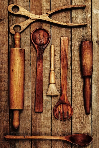 Assorted cooking utensils